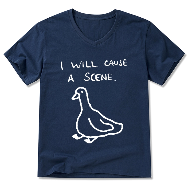 Tokyo-Tiger Stupid Goose Funny Japan Retro V-Neck Classic T-Shirt