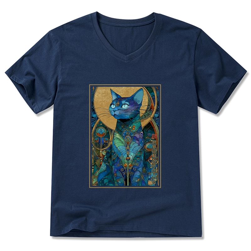 Tokyo-Tiger The Cat’s Plan To Rule Them All V-Neck Classic T-Shirt