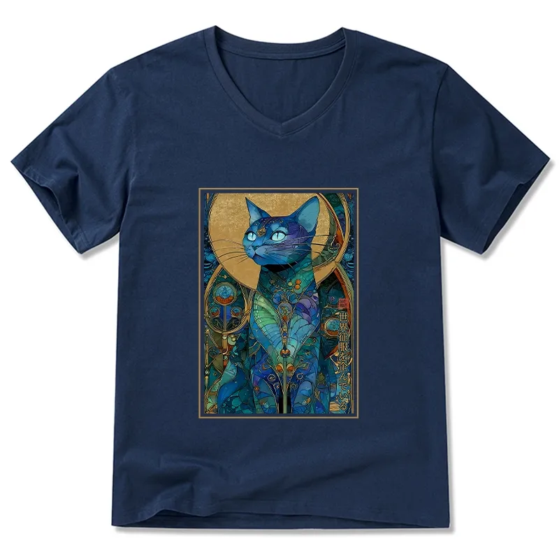 Tokyo-Tiger The Cat’s Plan To Rule Them All V-Neck Classic T-Shirt