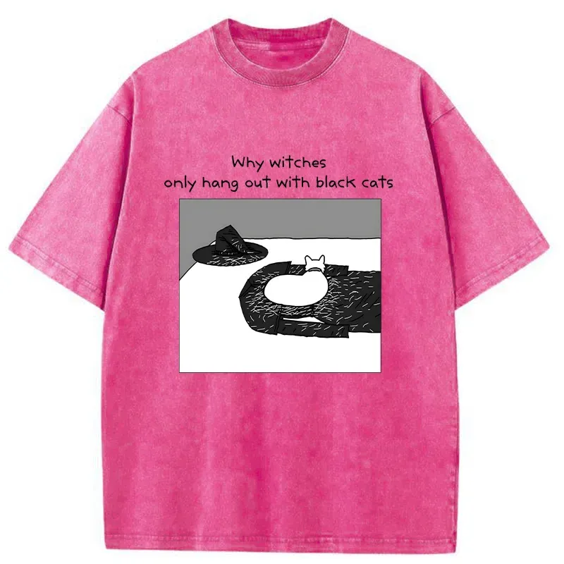 Tokyo-Tiger Terrifying White Cat Fur Funny Washed T-Shirt