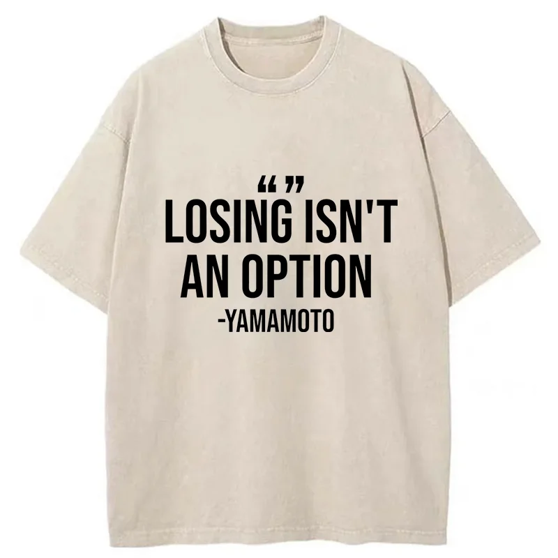 Tokyo-Tiger Baseball Quotes Washed T-Shirt