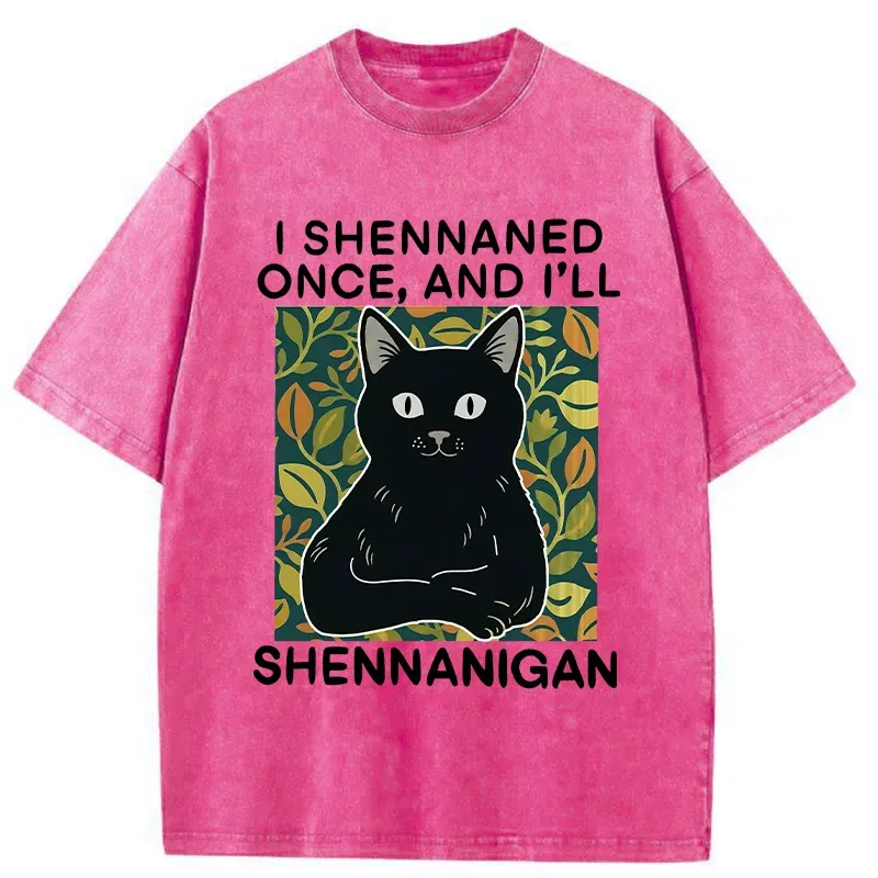 Tokyo-Tiger The Lying Cat Washed T-Shirt