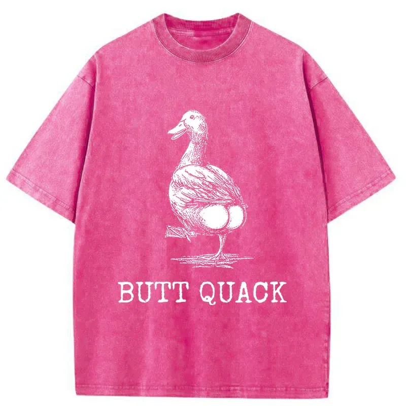 Tokyo-Tiger Butt Crack Funny Washed T-Shirt