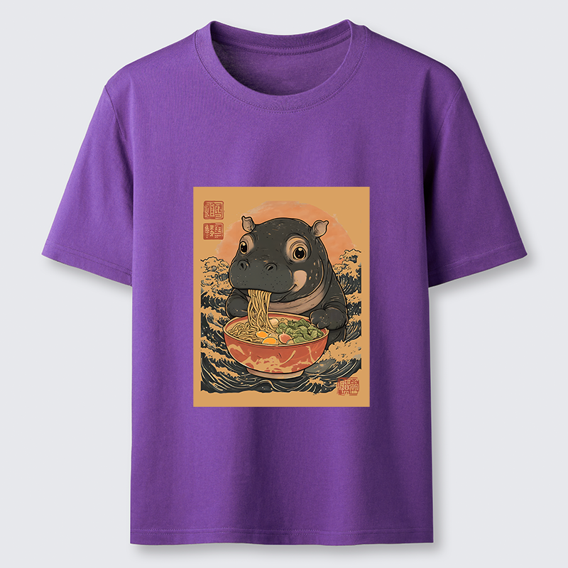 Tokyo-Tiger Moo Deng Eat Ramen Classic T-Shirt