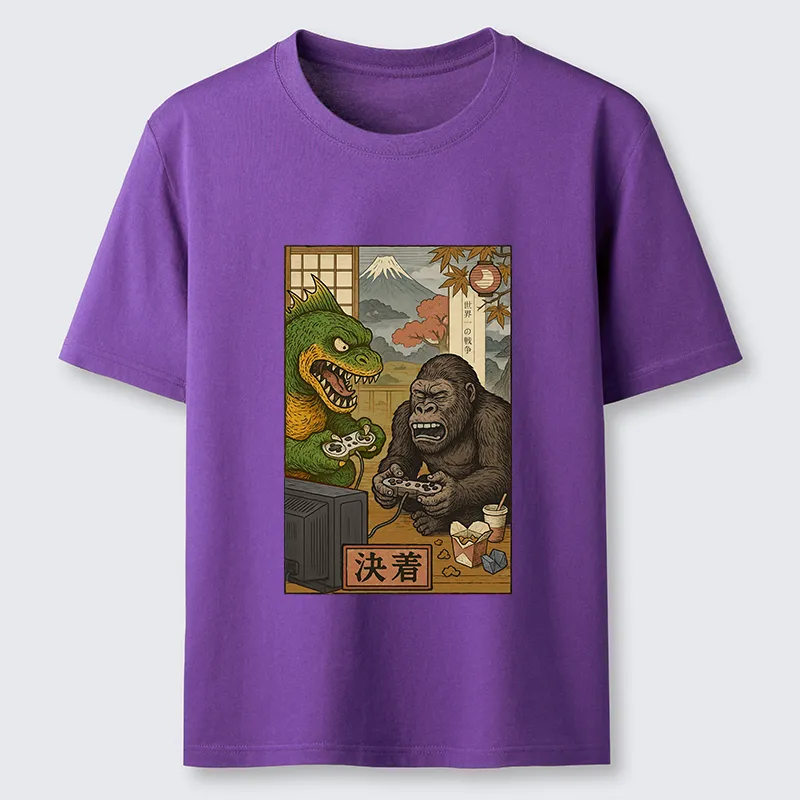 Tokyo-Tiger Monsters Play Games Classic T-Shirt