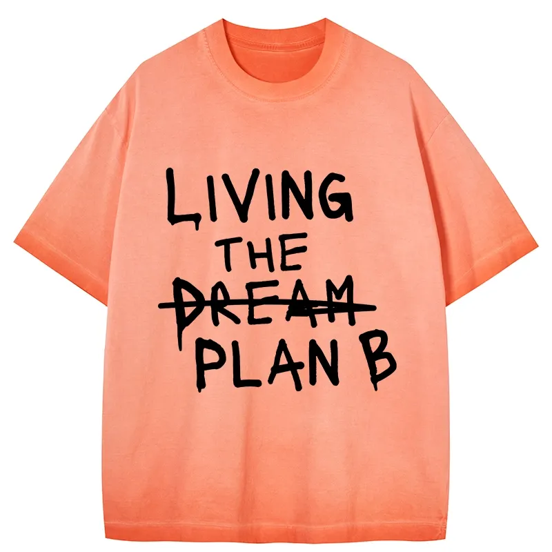 Tokyo-Tiger Implement Plan B Gradient Washed T-Shirt