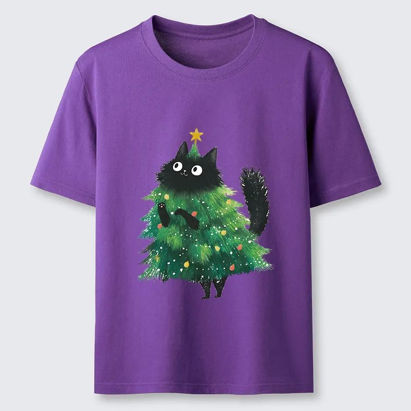 Tokyo-Tiger Christmas Tree Cat Japan Classic T-Shirt