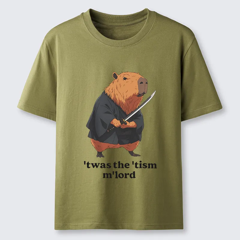 Tokyo-Tiger Focused Samurai Capybara Classic T-Shirt