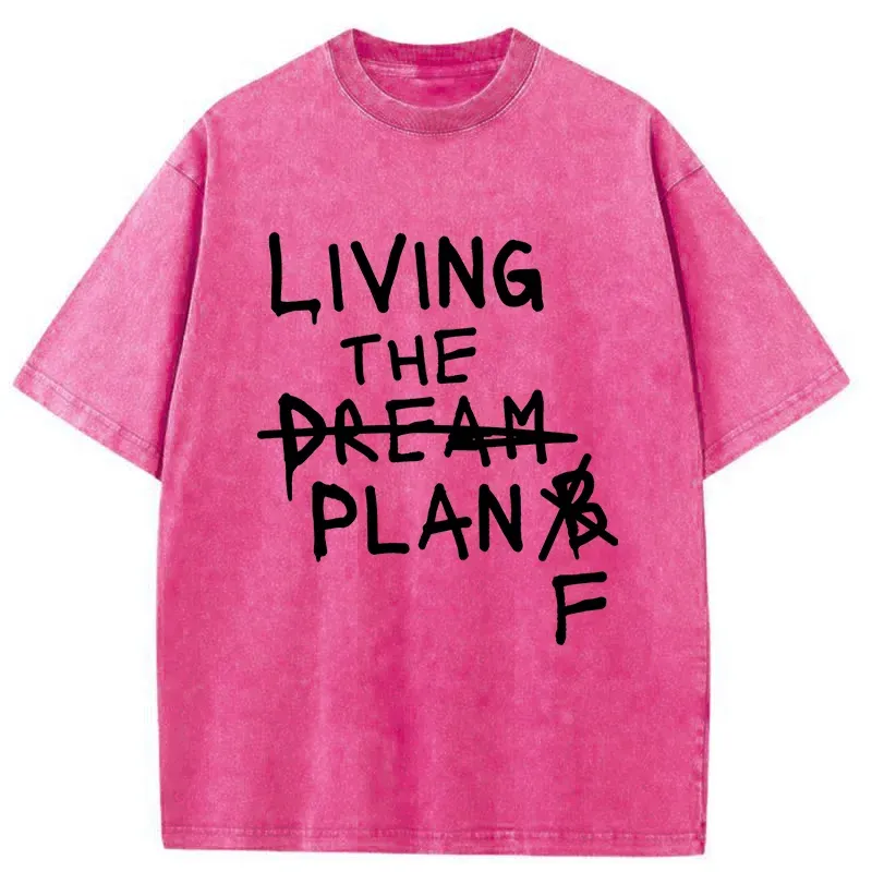 Tokyo-Tiger Dream Fails Adopt Plan F Washed T-Shirt