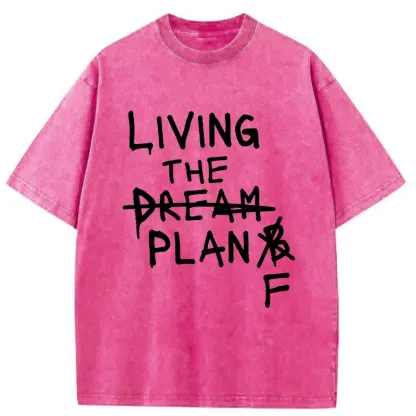 Tokyo-Tiger Dream Fails Adopt Plan F Washed T-Shirt