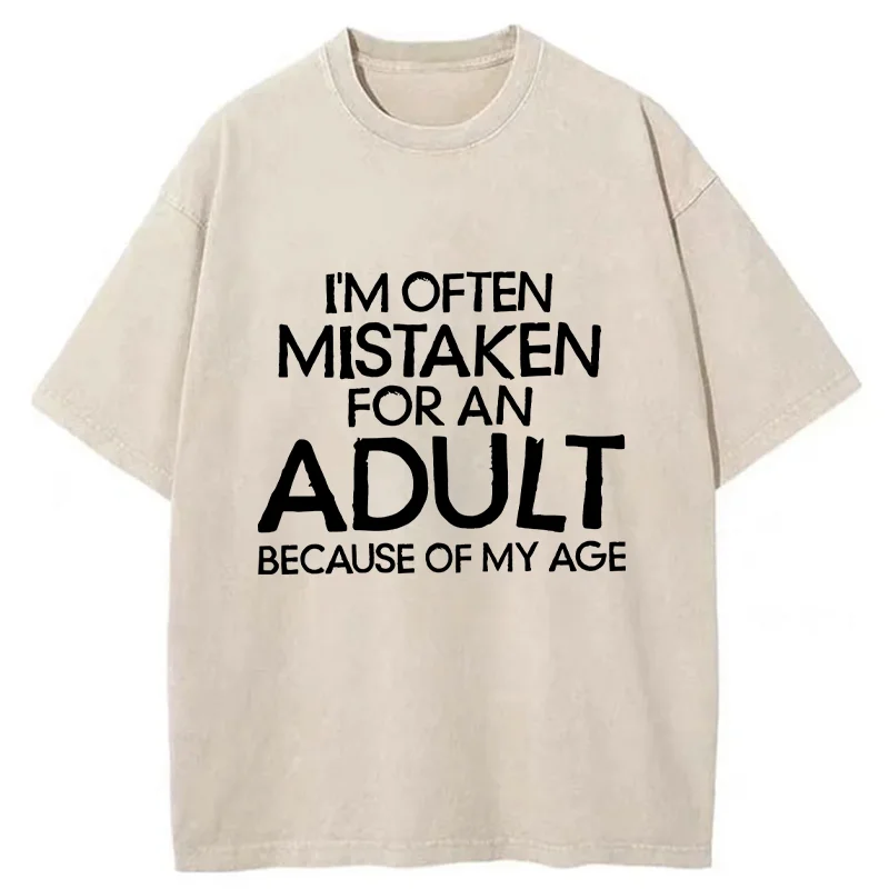 Tokyo-Tiger Old In Age But Young At Heart Washed T-Shirt