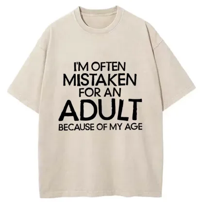 Tokyo-Tiger Old In Age But Young At Heart Washed T-Shirt