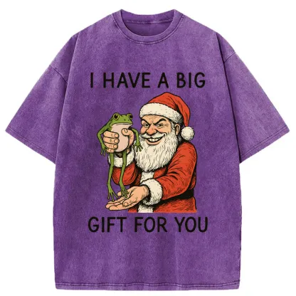 Tokyo-Tiger Santa’s Special Gift Washed T-Shirt