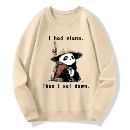 Tokyo-Tiger The Maybe Later Panda Classic Sweatshirt
