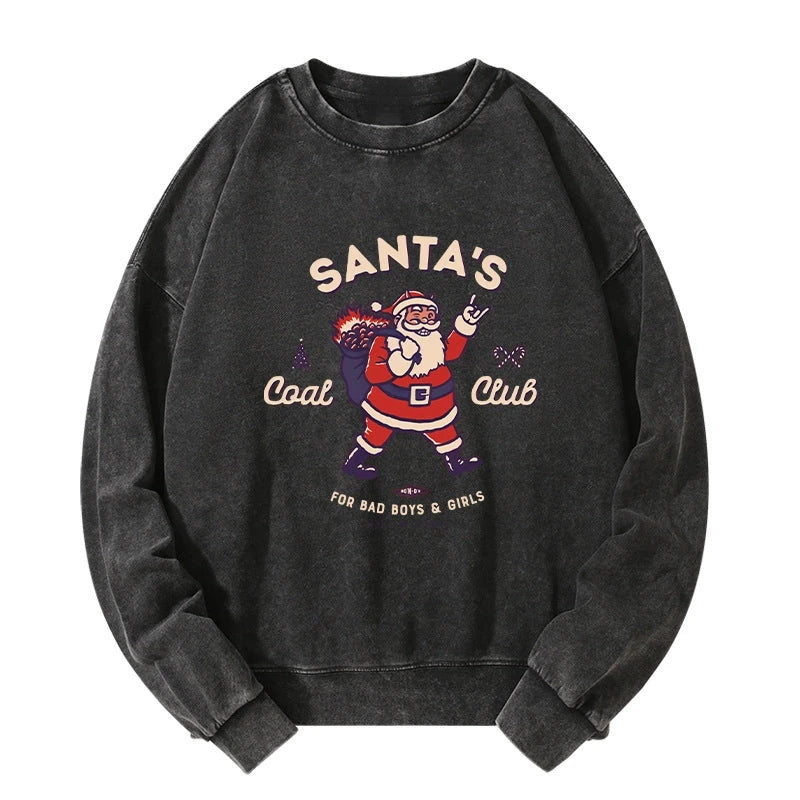 Tokyo-Tiger Santa's Coal Club Japan Washed Sweatshirt