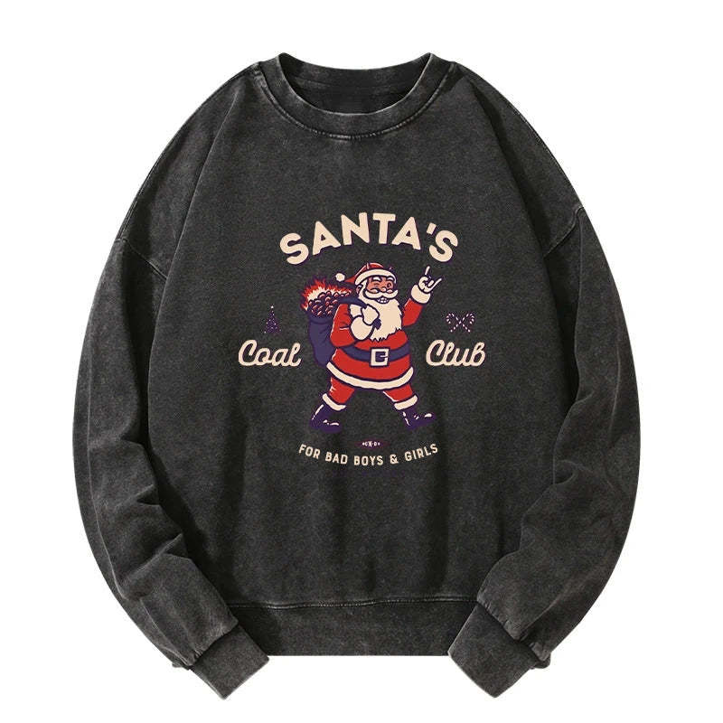 Tokyo-Tiger Santa's Coal Club Japan Washed Sweatshirt