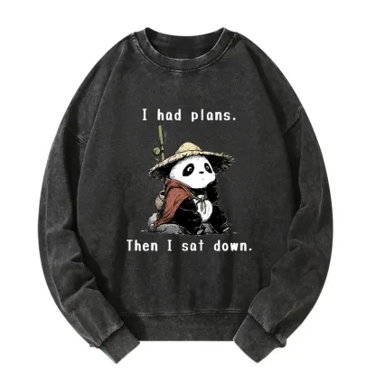 Tokyo-Tiger The Maybe Later Panda Washed Sweatshirt