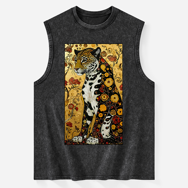 Tokyo-Tiger Magnificent Leopard Washed Tank