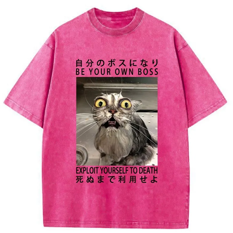 Tokyo-Tiger Be Your Own Boss Washed T-Shirt