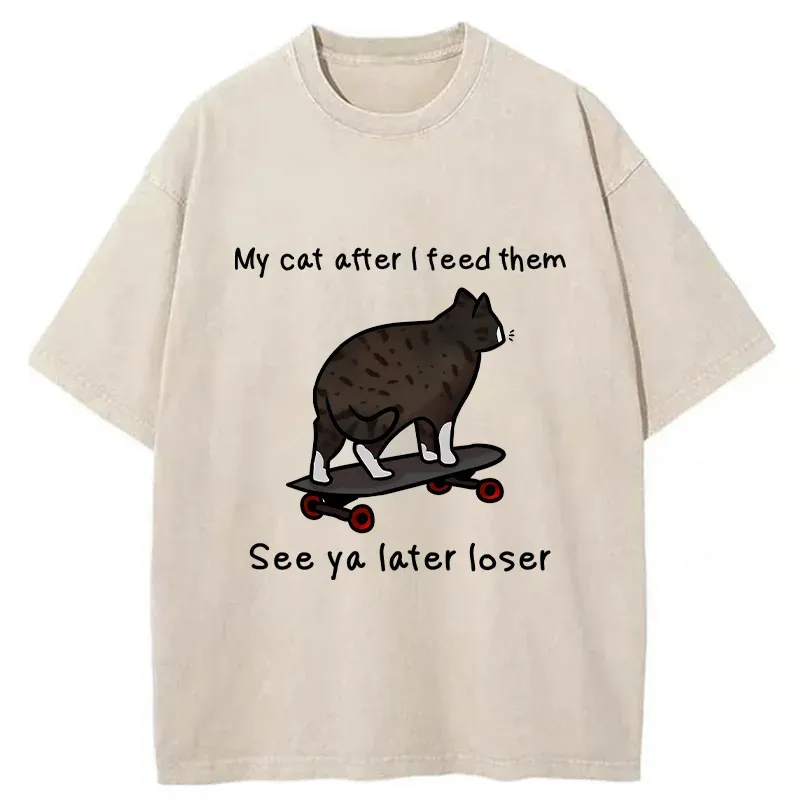 Tokyo-Tiger Cat That Walked Away After Eating Washed T-Shirt