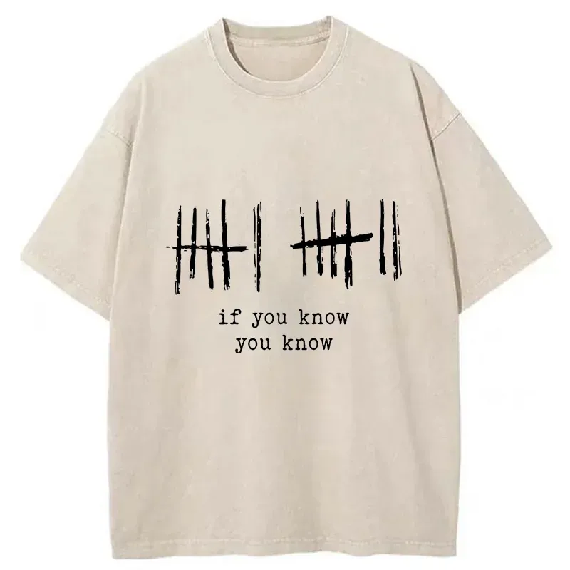 Tokyo-Tiger If You Know You Know Washed T-Shirt