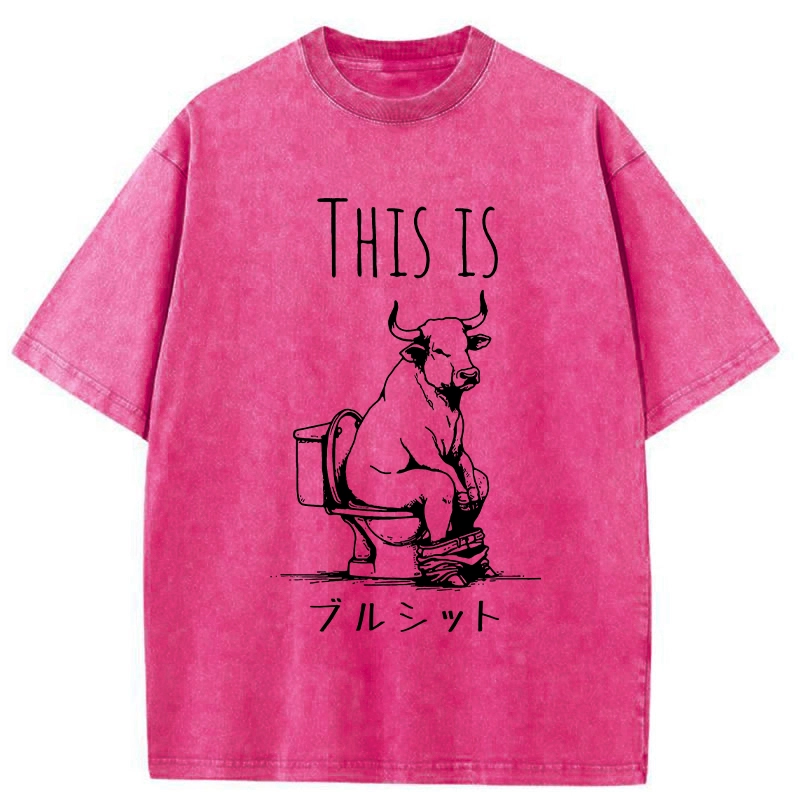 Tokyo-Tiger This Is Bullshit Washed T-Shirt