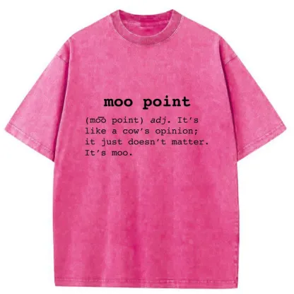 Tokyo-Tiger Moo Point Washed T-Shirt