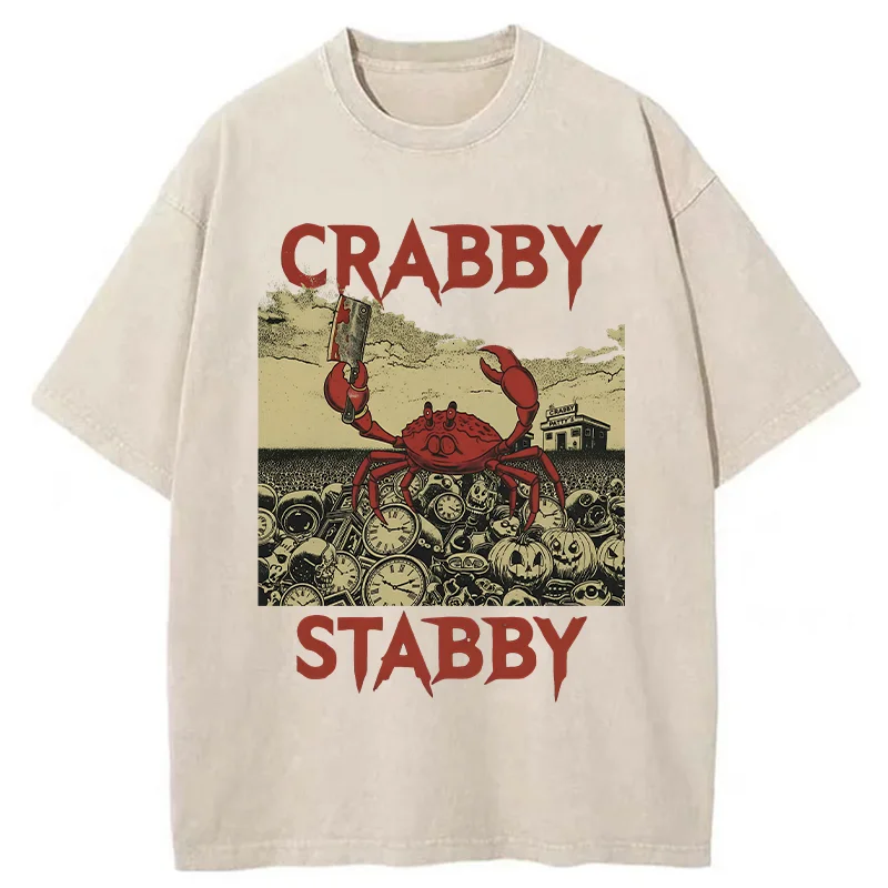Tokyo-Tiger Angry Crab Washed T-Shirt