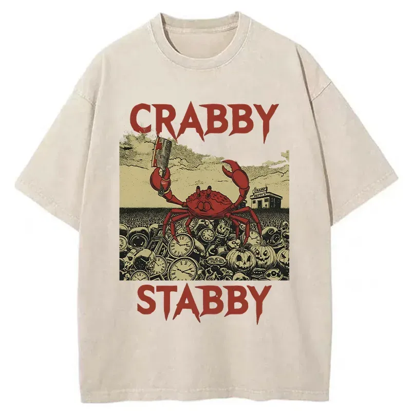 Tokyo-Tiger Angry Crab Washed T-Shirt