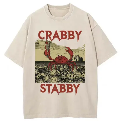 Tokyo-Tiger Angry Crab Washed T-Shirt
