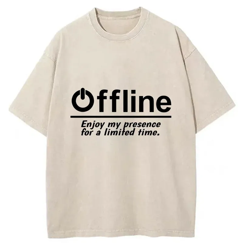 Tokyo-Tiger Offline Gamer Washed T-Shirt Sale