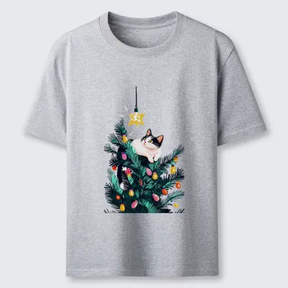 Tokyo-Tiger Cute Christmas Cat Japan Classic T-Shirt