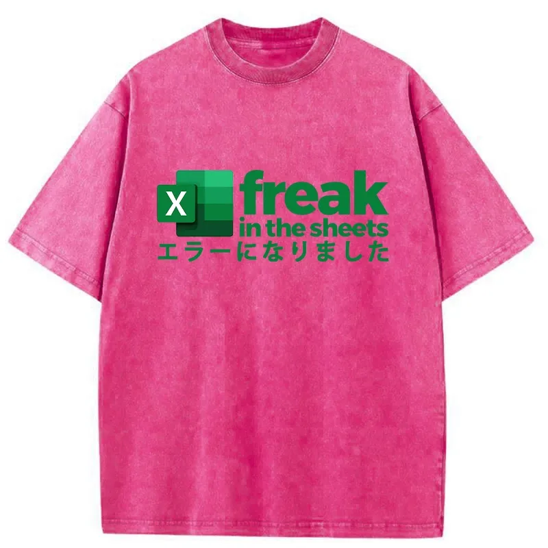 Tokyo-Tiger Freak In The Sheets Washed T-Shirt