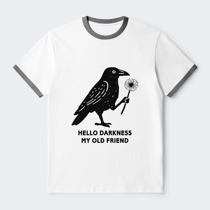 [Copy]Tokyo-Tiger Which One Should I Wear Today Contrast Trim T-Shirt