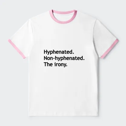 Tokyo-Tiger Hyphenated Funny Trim T-Shirt