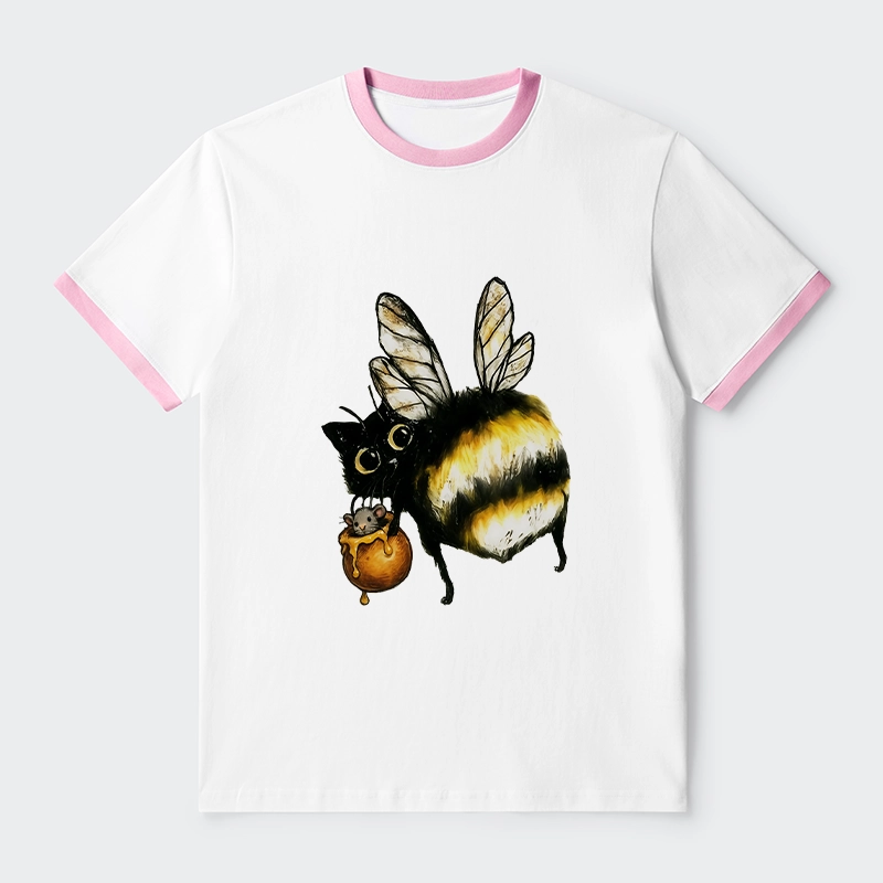 Tokyo-Tiger Cute Catbee Butt Trim T-Shirt