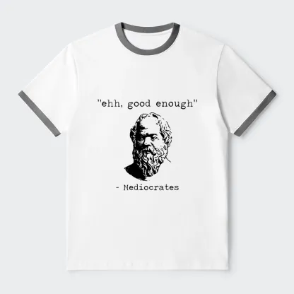 Tokyo-Tiger Mediocrates Meme Trim T-Shirt