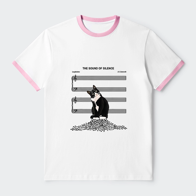 Tokyo-Tiger The Sound Of Silence Trim T-Shirt