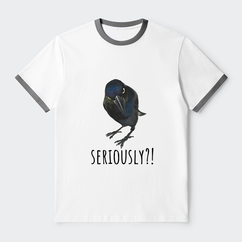 Tokyo-Tiger Raven's Question Trim T-Shirt