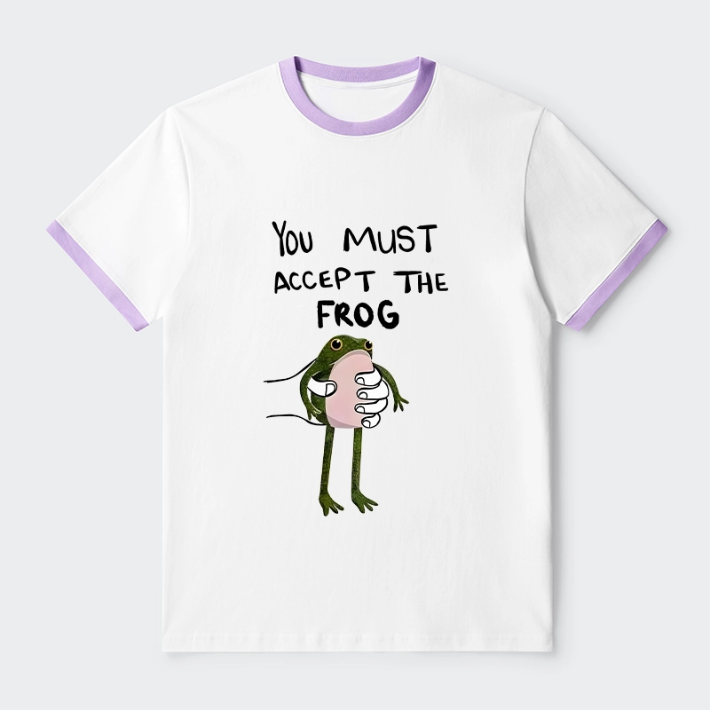 Tokyo-Tiger Accept This Frog Trim T-Shirt
