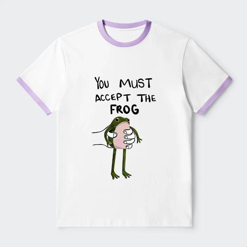 Tokyo-Tiger Accept This Frog Trim T-Shirt