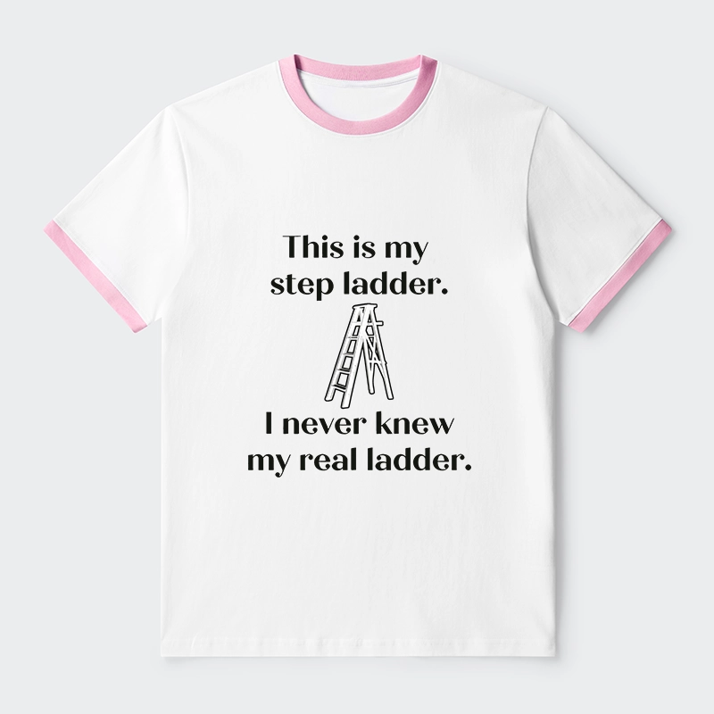 Tokyo-Tiger A Real Ladder Funny Trim T-Shirt