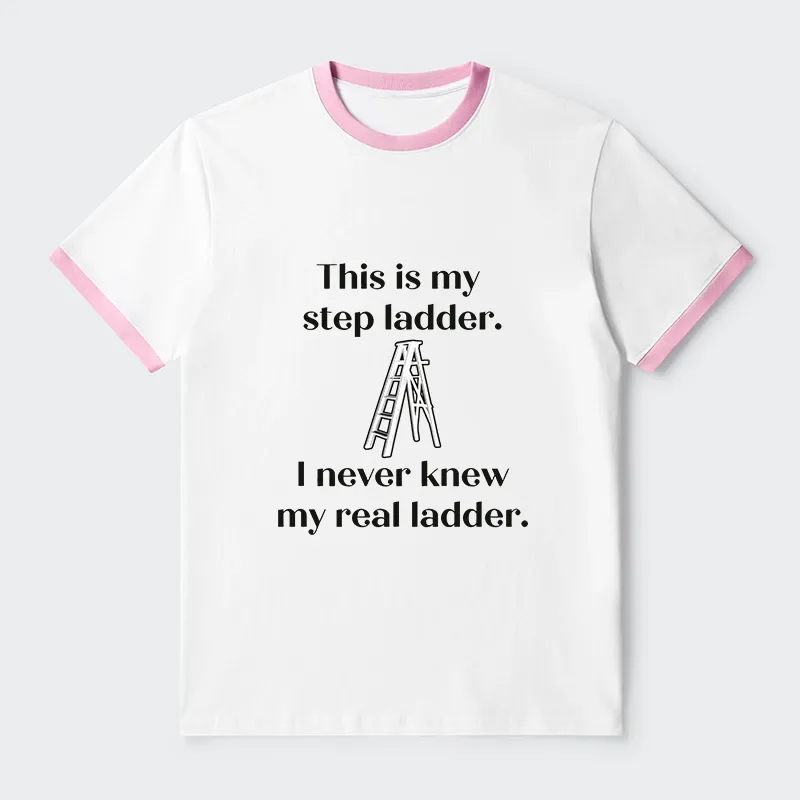 Tokyo-Tiger A Real Ladder Funny Trim T-Shirt