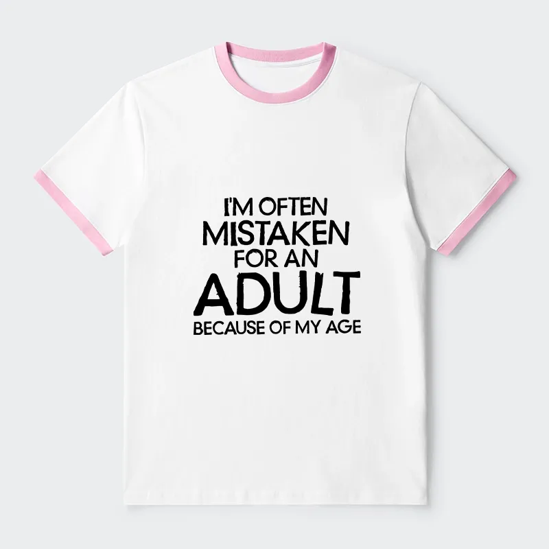 Tokyo-Tiger Old In Age But Young At Heart Trim T-Shirt