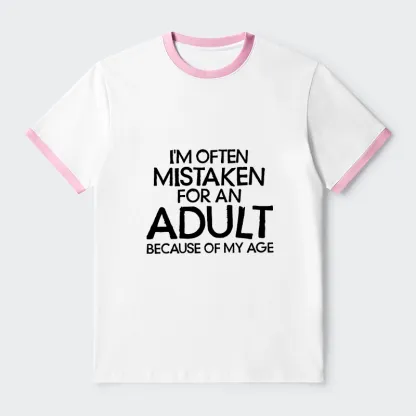 Tokyo-Tiger Old In Age But Young At Heart Trim T-Shirt