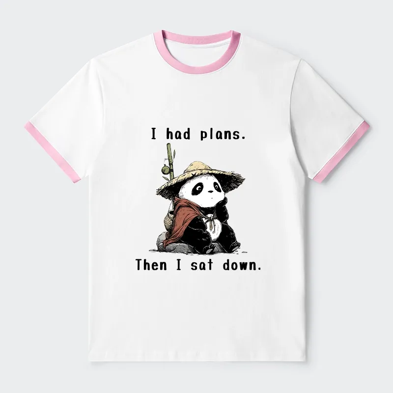 Tokyo-Tiger The Maybe Later Panda Trim T-Shirt