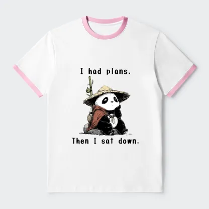 Tokyo-Tiger The Maybe Later Panda Trim T-Shirt