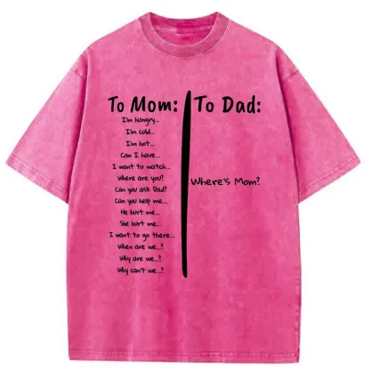 Tokyo-Tiger Conversations With Parents Washed T-Shirt