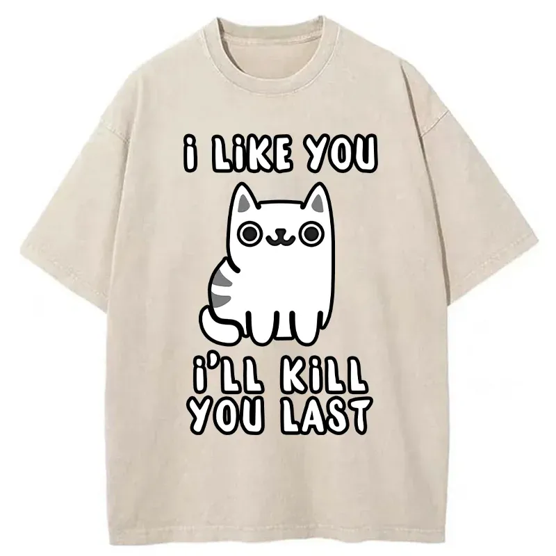 Tokyo-Tiger Cats And Humans Have A Love-hate Relationship Washed T-Shirt