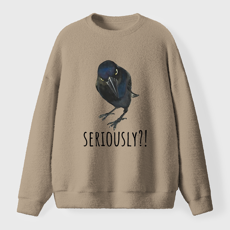 Tokyo-Tiger Raven's Question Fuzzy Sweatshirt